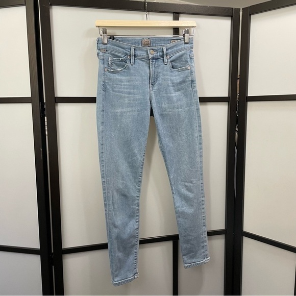 [25] Citizens of Humanity Avedon Ankle Ultra Skinny Light Wash Denim Jean Women - Picture 2 of 15